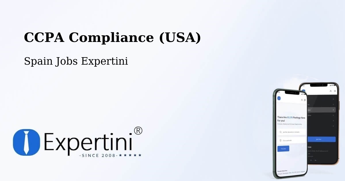 CCPA Privacy Rights & Compliance Notice – Olvera - Spain Jobs Expertini