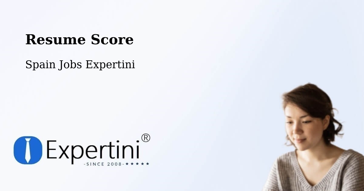 Resume Score & Job Description Match Tool – Olvera - Spain Jobs Expertini